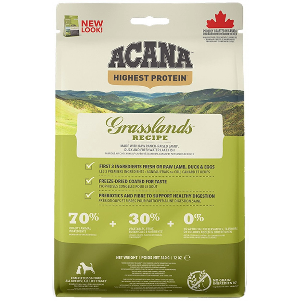 Acana Grasslands Dog Recipe 