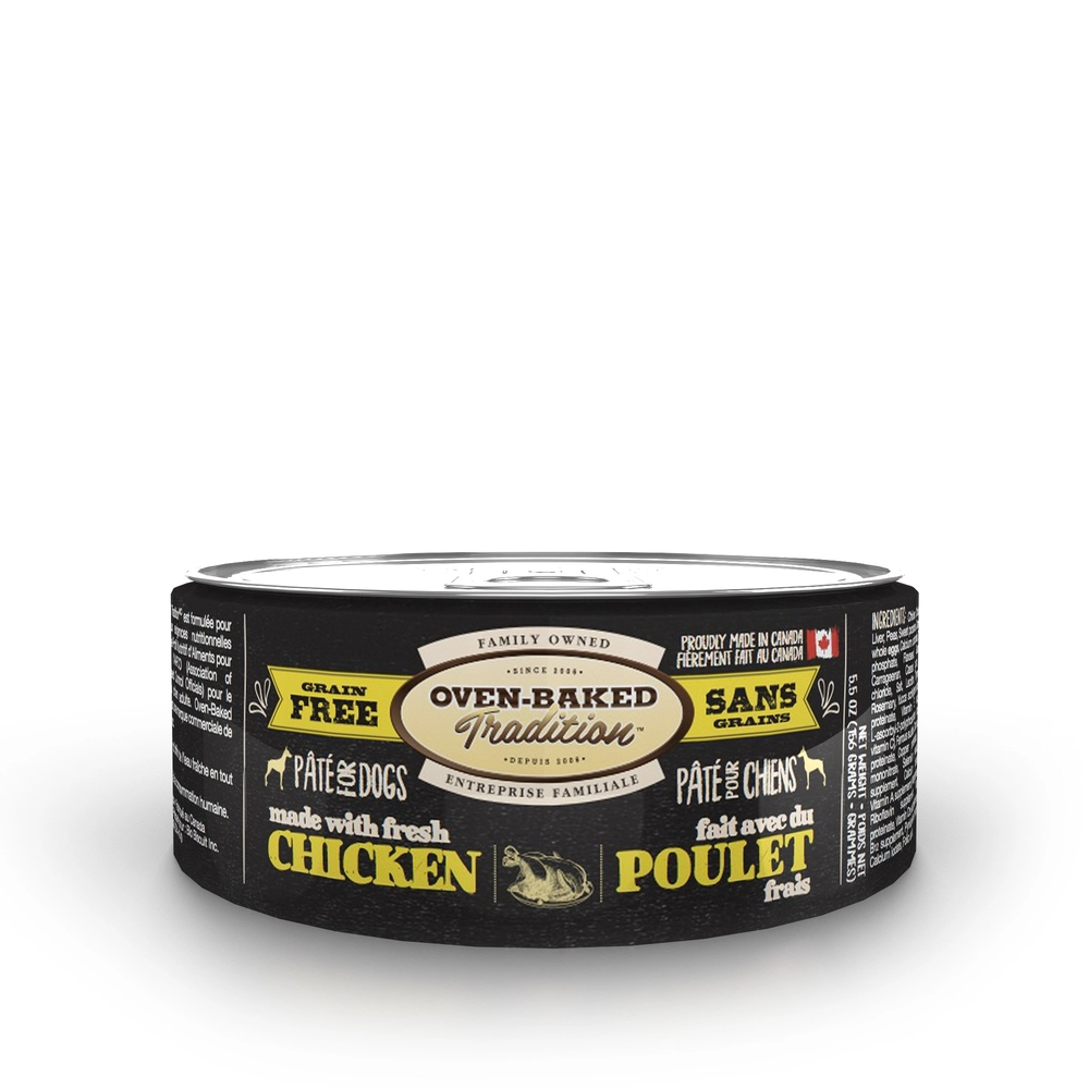 Oven-Baked Tradition Grain-Free Pate Dog с курицей 