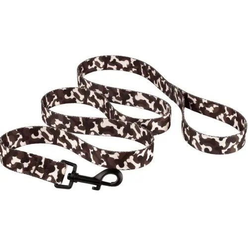 BronzeDog Urban Поводок Косточка для собак Коричневый