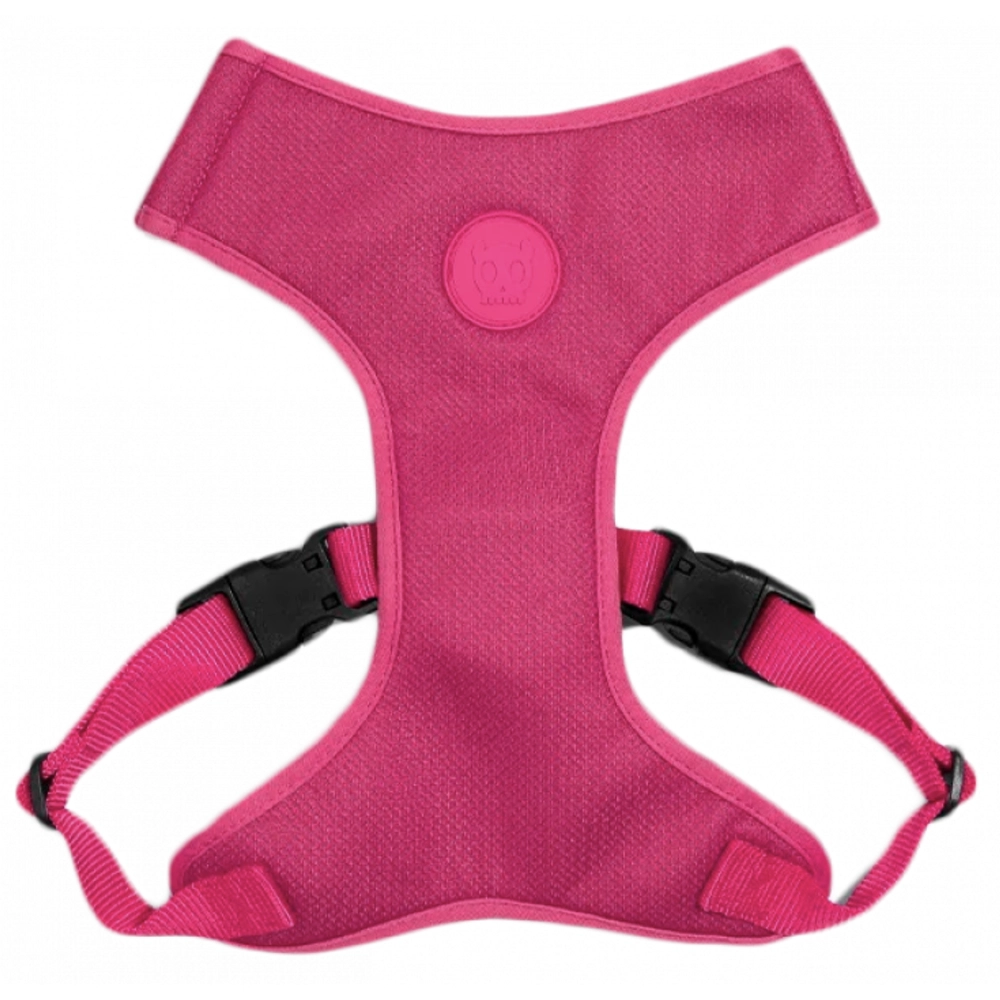 Zee.Dog Pink Led Adjustable Air Mesh Harness 