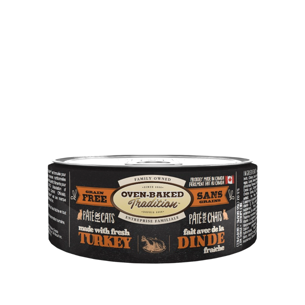 Oven-Baked Tradition Grain-Free Pate Cat с индейкой 