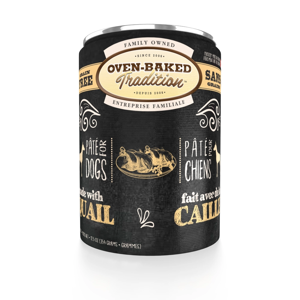 Oven-Baked Tradition Grain-Free Pate Dog с перепелкой  - фото 2