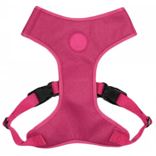Zee.Dog Pink Led Adjustable Air Mesh Harness