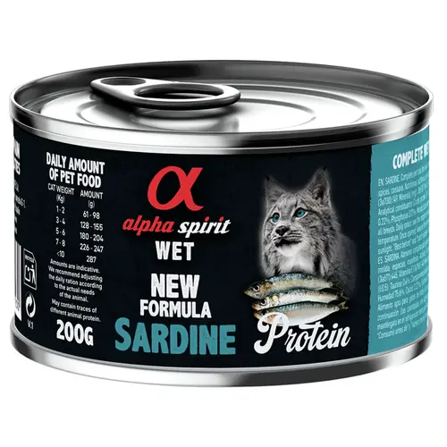 Alpha Spirit Sardine for Adult Cats