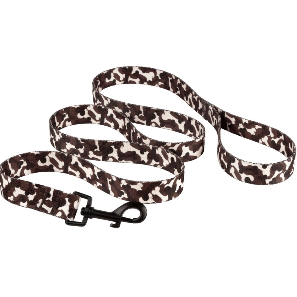 BronzeDog Urban Поводок Косточка для собак Коричневый 