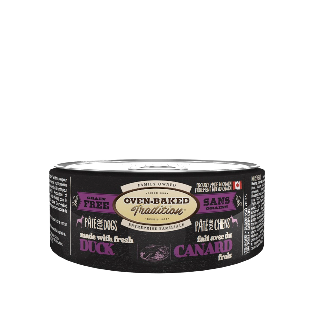 Oven-Baked Tradition Grain-Free Pate Dog с уткой 