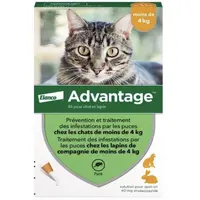Elanco Advantage 40 для кошек до 4 кг 