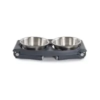 Dexas Adjustable Height Double Pet Feeder  - фото 3