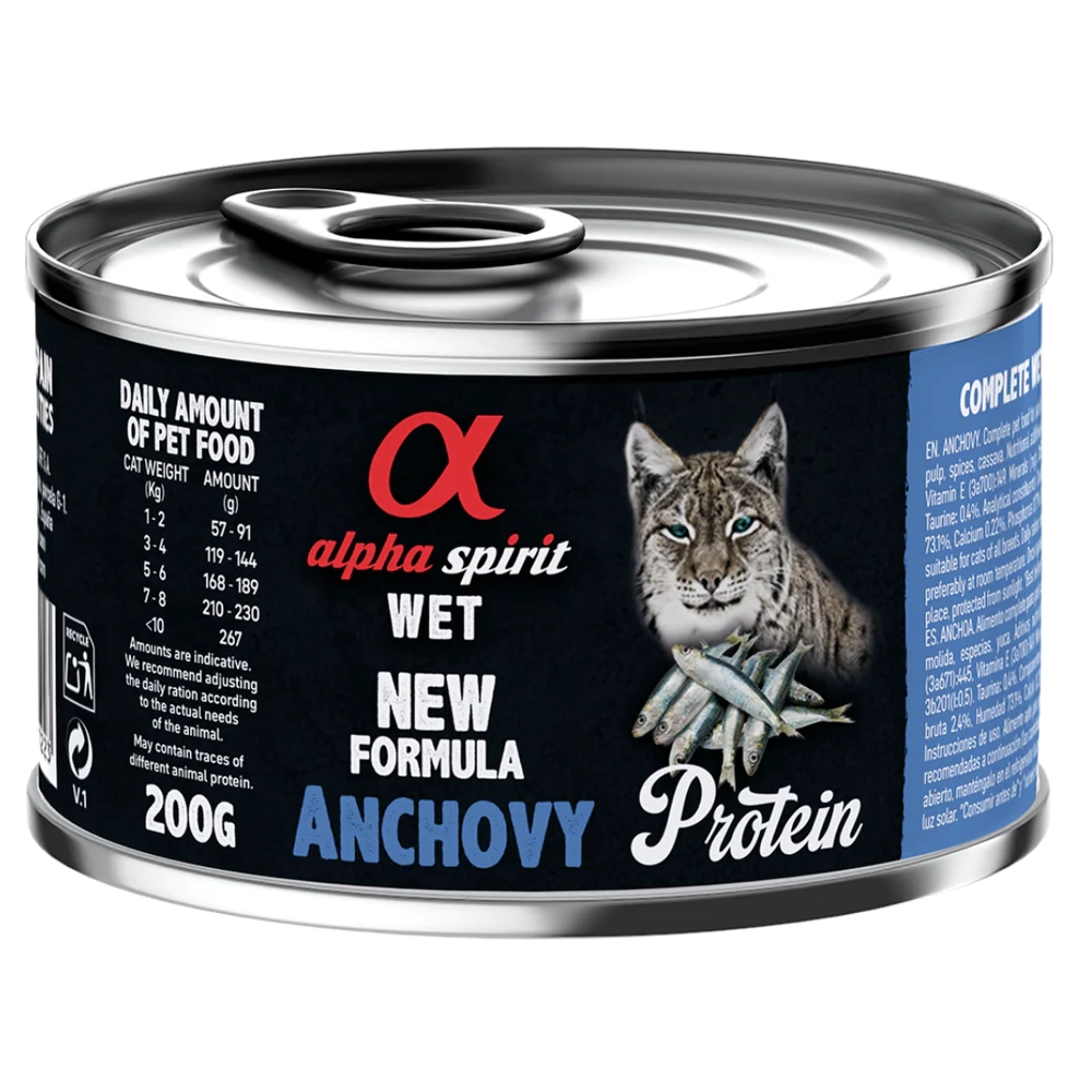  Alpha Spirit Anchovy for Adult Cats 