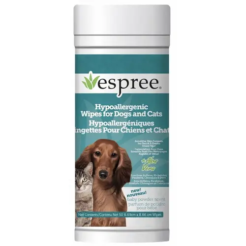 Espree Hypoallergenic Dog & Cat Aloe Wipes