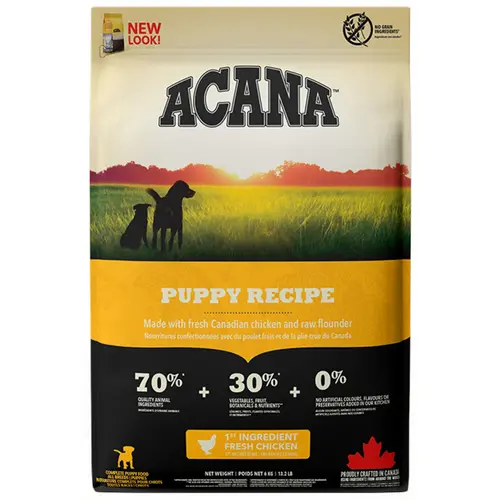 Acana Puppy and Junior Recipe