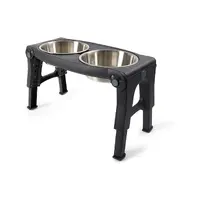 Dexas Adjustable Height Double Pet Feeder  - фото 2