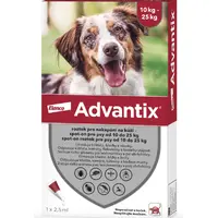Elanco Advantix для собак вагою від 10 до 25 кг