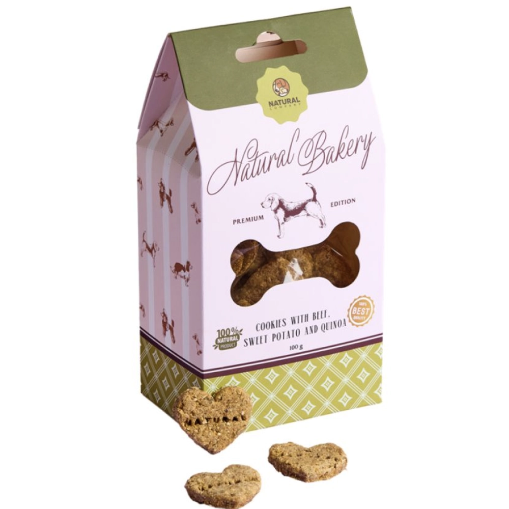 Natural Печенье с говядиной, бататом и киноа 