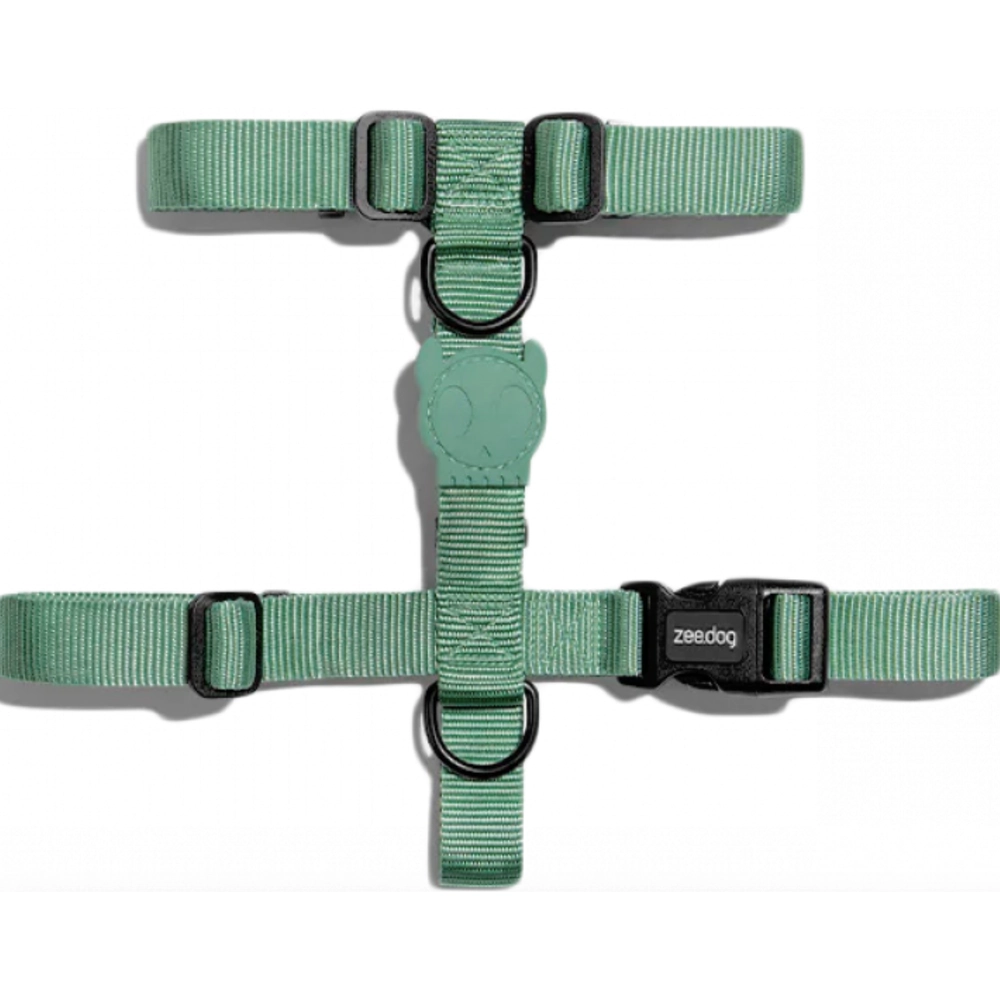 Zee.Dog Army green H-Harness 