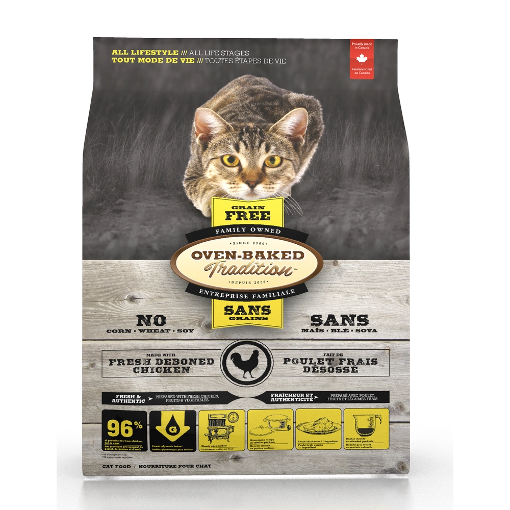 Oven-Baked Tradition Grain-Free Cat з куркою 
