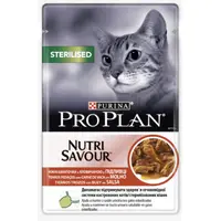 Pro Plan Sterilised Nutrisavour с говядиной  - фото 2