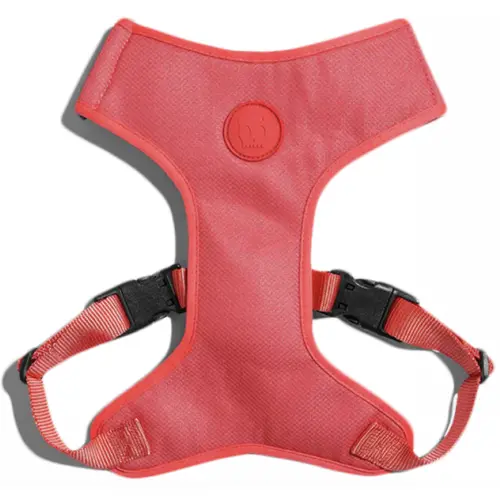 Zee.Dog Neon Coral Adjustable Air Mesh Harness