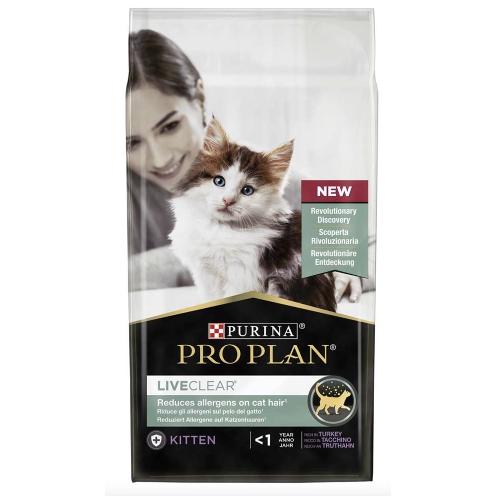 Pro Plan Live Clear Kitten с индейкой 