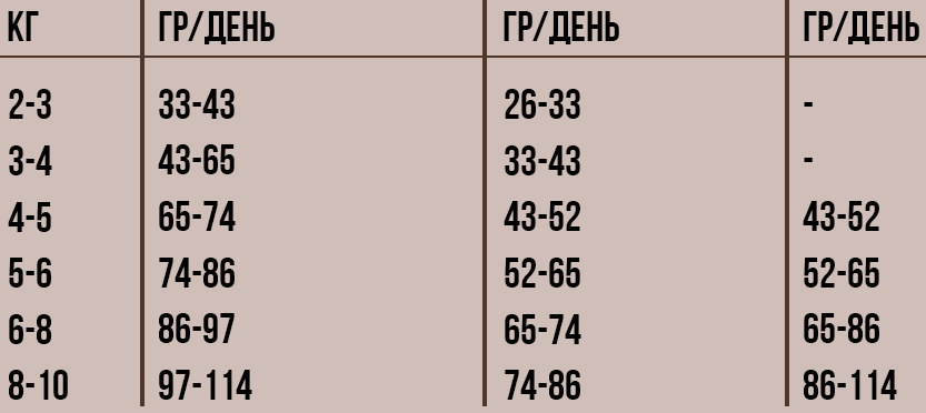 Нормы кормления Orijen Regional Red Cat - фото 1